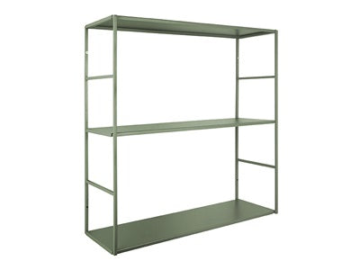 Wall rack Level metal matt jungle green - Majorr