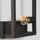 LABEL51 Wandlamp Quadrato - Zwart - Metaal - Majorr