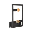 LABEL51 Wandlamp Quadrato - Zwart - Metaal - Majorr