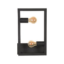 LABEL51 Wandlamp Quadrato - Zwart - Metaal - Majorr