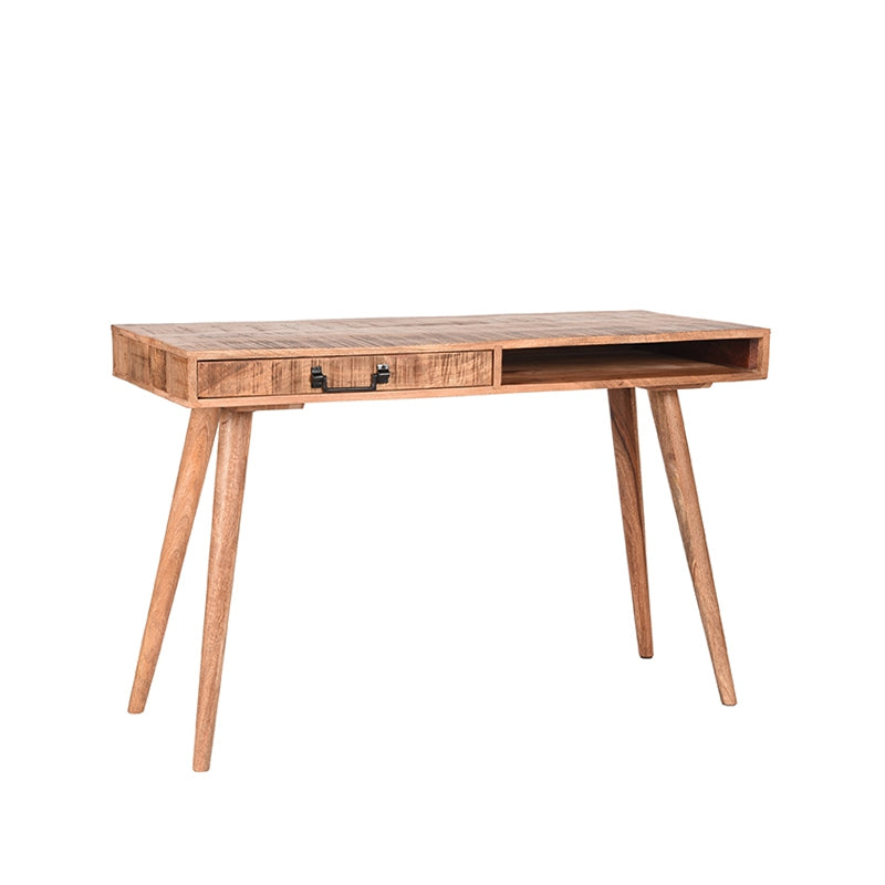 LABEL51 Bureau Steady - Rough - Mangohout - 118x50 cm - Majorr