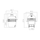 Barbecue Kamado Keramisch met Onderstel 11?? - Majorr